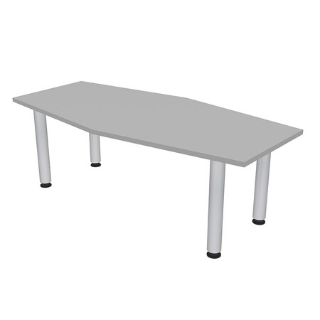 Skutchi Designs 33.5 in W, 69.5 in L, 29 in H, Engineered Wood Top, Grey HAR-HEXIR-34X70PT-01